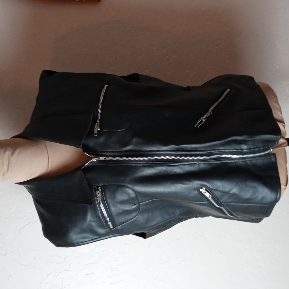 Highway Faux Leather Vest